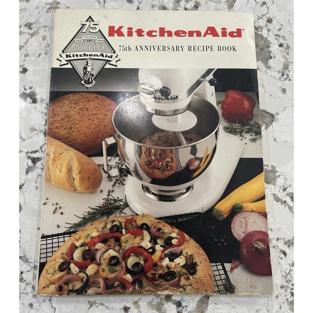 KitchenAid Kitchen Aid 75th Anniversary Recipe Book RARE HTF 1993 Whirlpool Corp